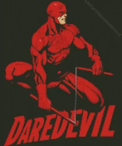 Daredevil Comic Poster Diamond Painting