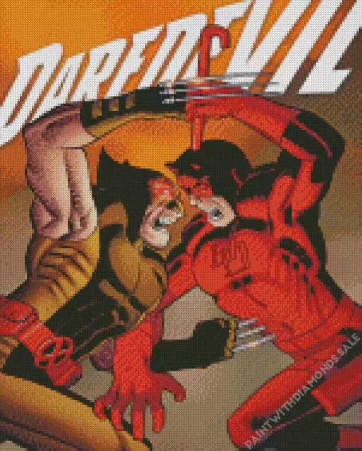 Daredevil Marvel Comics Diamond Painting