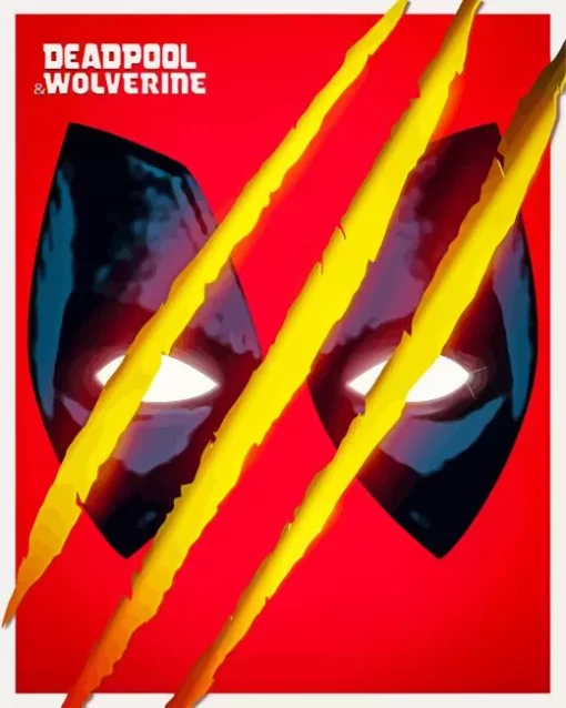 Deadpool Wolverine Poster Diamond Painting