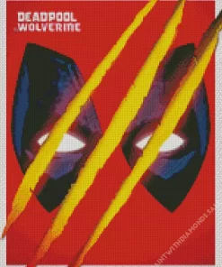 Deadpool Wolverine Poster Diamond Painting