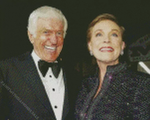 Dick Van Dyke With Julie Andrews Diamond Painting