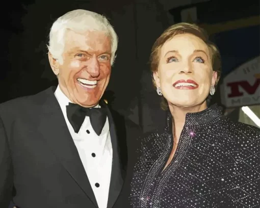 Dick Van Dyke With Julie Andrews Diamond Painting