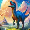 Dinosaur In Fairytopia Diamond Painting