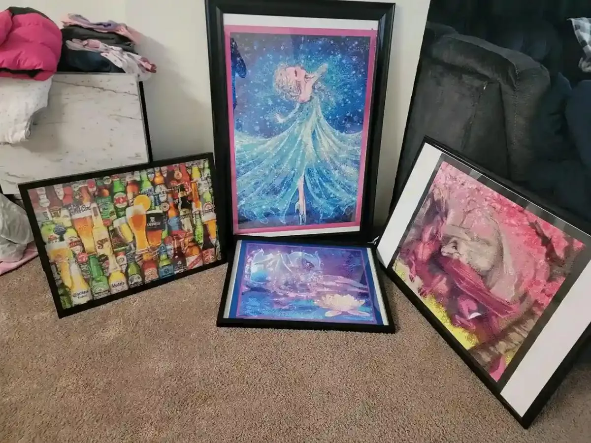 Displaying your Diamond Painting