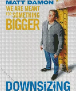 Downsizing Matt Damon Diamond Painting