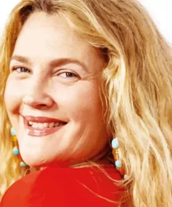 Drew Barrymore Smiling Diamond Painting