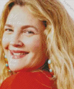 Drew Barrymore Smiling Diamond Painting