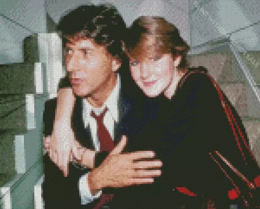 Dustin Hoffman And His Daughter Diamond Painting