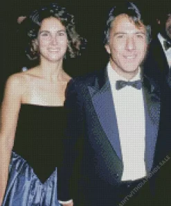 Dustin Hoffman And His Wife Diamond Painting