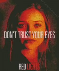 Elizabeth Olsen Red Lights Poster Diamond Painting