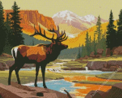 Elk Art Diamond Painting