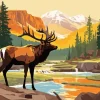 Elk Art Diamond Painting