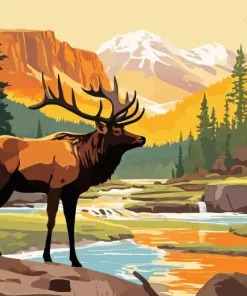 Elk Art Diamond Painting