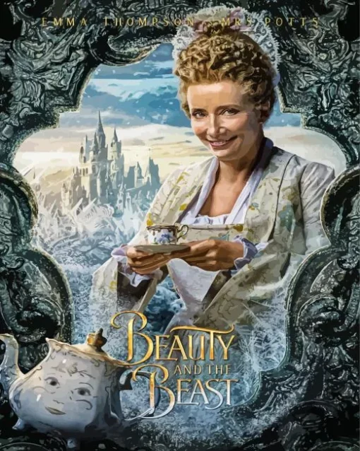 Emma Thompson In Beauty And The Beast Diamond Painting