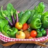 Fresh Vegetables In Basket Diamond Painting