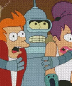 Futurama Cartoon Diamond Painting