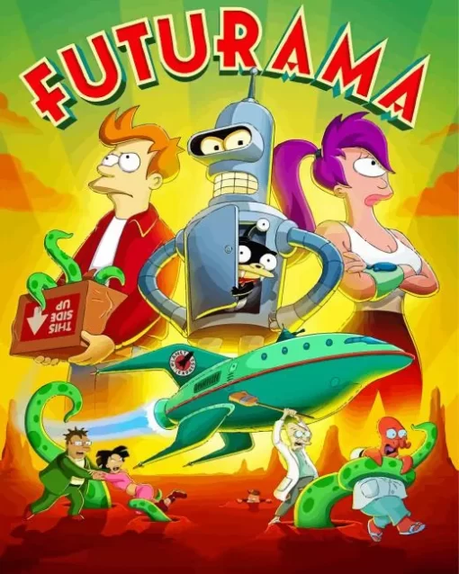 Futurama Posters Diamond Painting