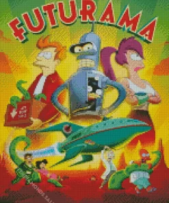 Futurama Posters Diamond Painting