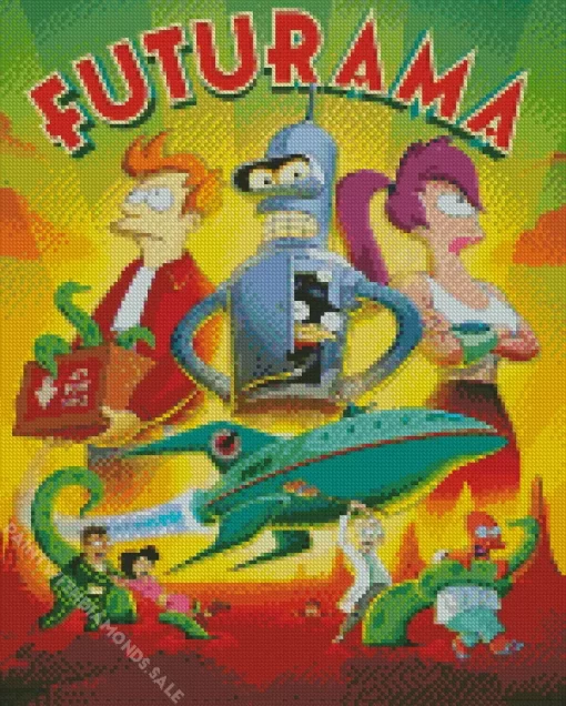 Futurama Posters Diamond Painting