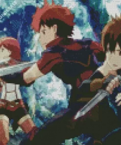 Grimgar Of Fantasy And Ash Characters Diamond Painting