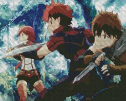 Grimgar Of Fantasy And Ash Characters Diamond Painting