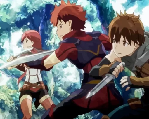 Grimgar Of Fantasy And Ash Characters Diamond Painting