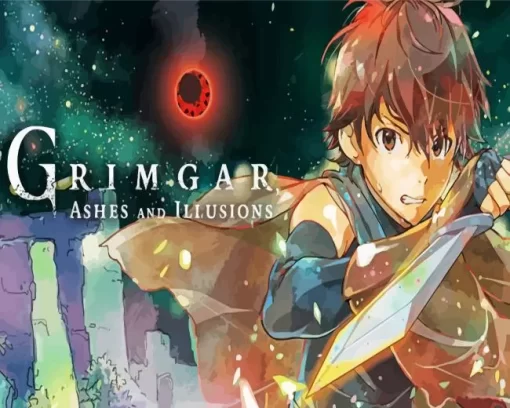 Grimgar Of Fantasy And Ash Poster Diamond Painting