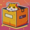 Guinea Pig In A Box Diamond Painting