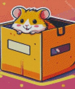 Guinea Pig In A Box Diamond Painting