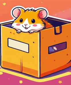 Guinea Pig In A Box Diamond Painting