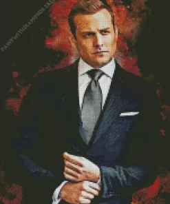 Harvey Specter Art Diamond Painting