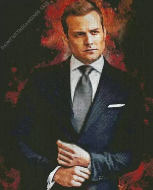 Harvey Specter Art Diamond Painting