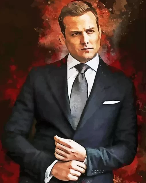 Harvey Specter Art Diamond Painting