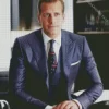 Harvey Specter Character Diamond Painting