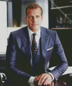 Harvey Specter Character Diamond Painting