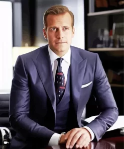 Harvey Specter Character Diamond Painting