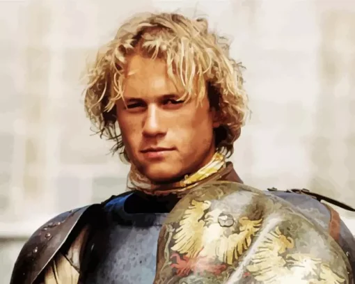 Heath Ledger A Knights Tale Diamond Painting