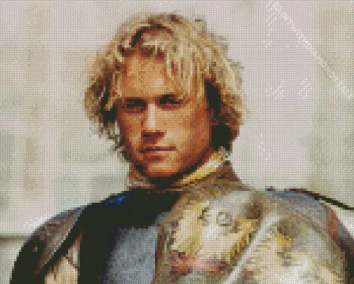 Heath Ledger A Knights Tale Diamond Painting