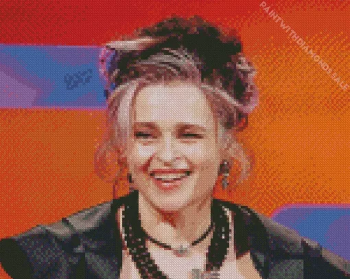 Helena Bonham laughing Diamond Paints