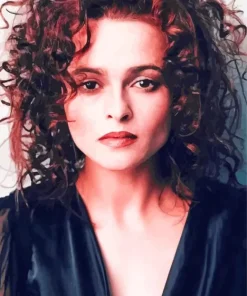 Helena Bonham With Curly Hair Diamond Painting