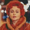 Helena Bonham With Red Hair Diamond Painting