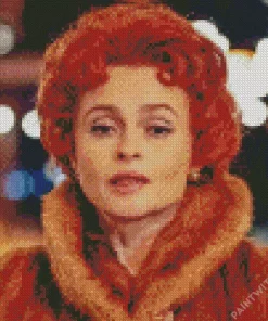 Helena Bonham With Red Hair Diamond Painting