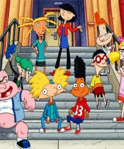 Hey Arnold Characters Diamond Painting