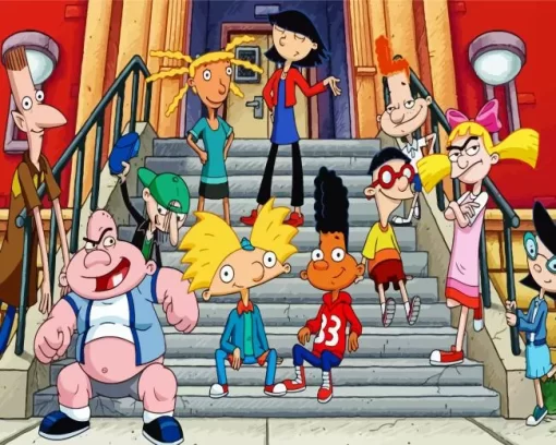 Hey Arnold Characters Diamond Painting