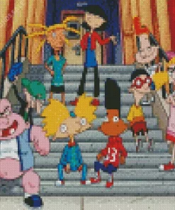 Hey Arnold Characters Diamond Painting