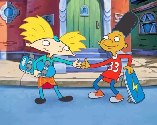 Hey Arnold Nickelodeon Diamond Painting