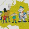 Hey Arnold Poster Diamond Painting