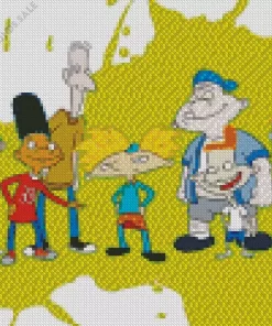 Hey Arnold Poster Diamond Painting