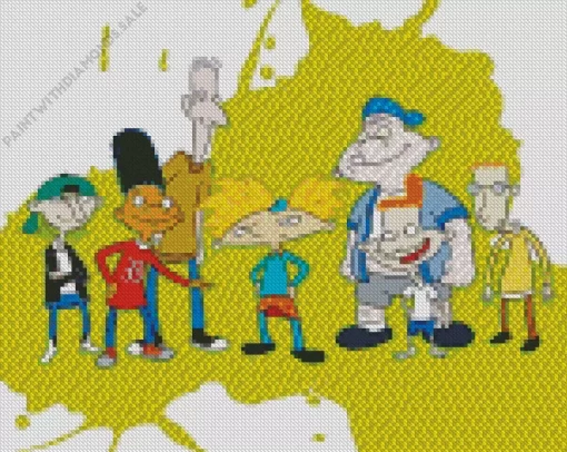 Hey Arnold Poster Diamond Painting