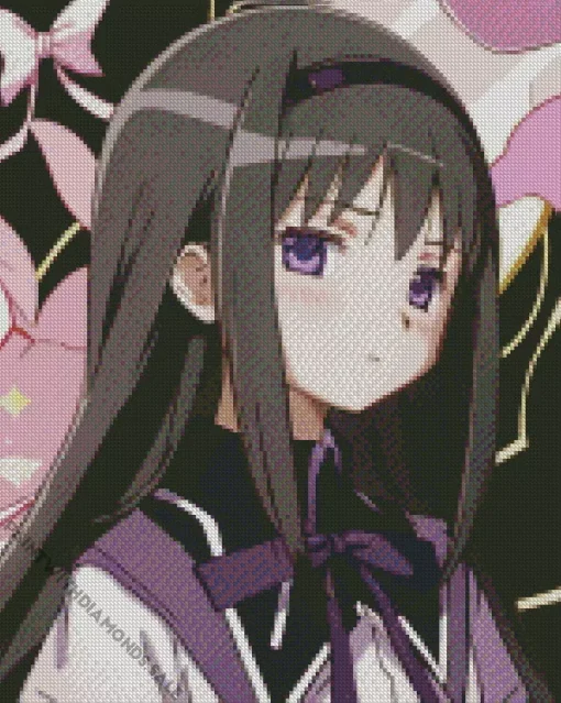 Homura Akemi Madoka Gagica Diamond Painting